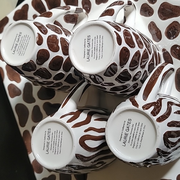 Laurie Gates Mugs and Tray Set - Picture 5 of 7